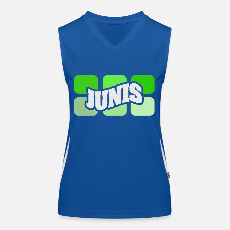 Name Junis Funktionelles Kontrast-Tank Top für Frauen