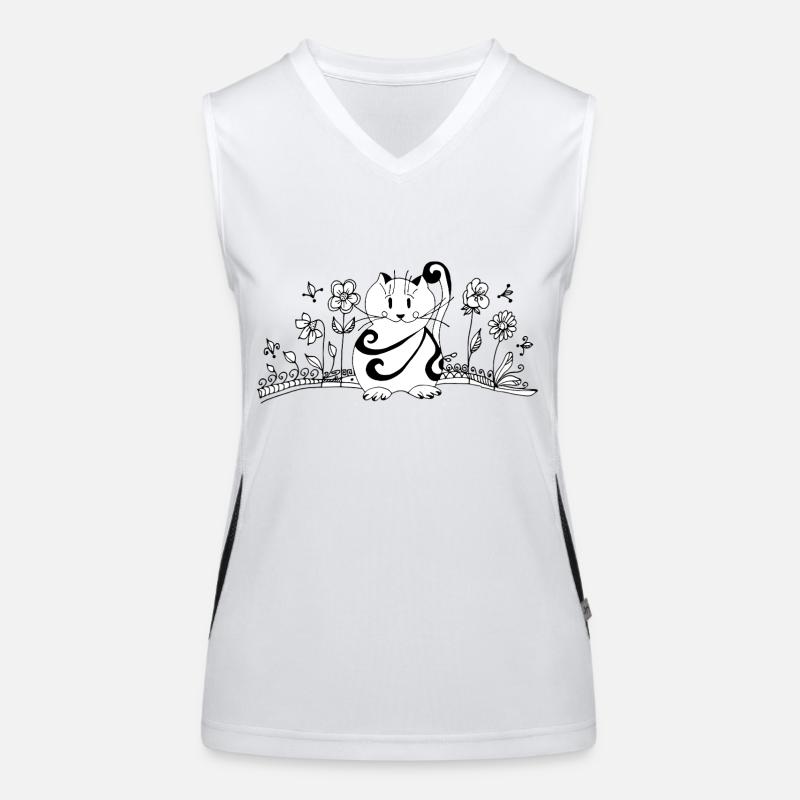 Cat Women's Functional Contrast Tank Top