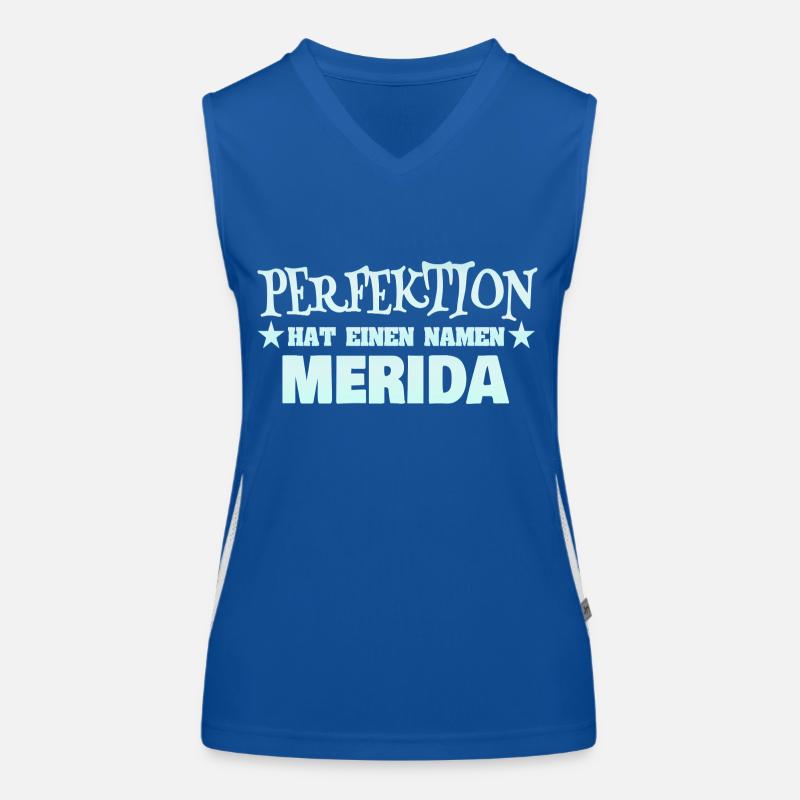 Me as a woman's name Women's Functional Contrast Tank Top