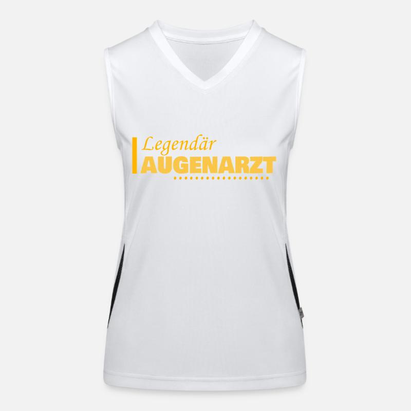 Occupation Ophthalmologist Women's Functional Contrast Tank Top