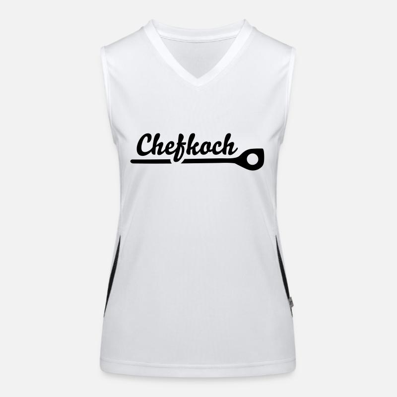 Chefkoch Funktionelles Kontrast-Tank Top für Frauen
