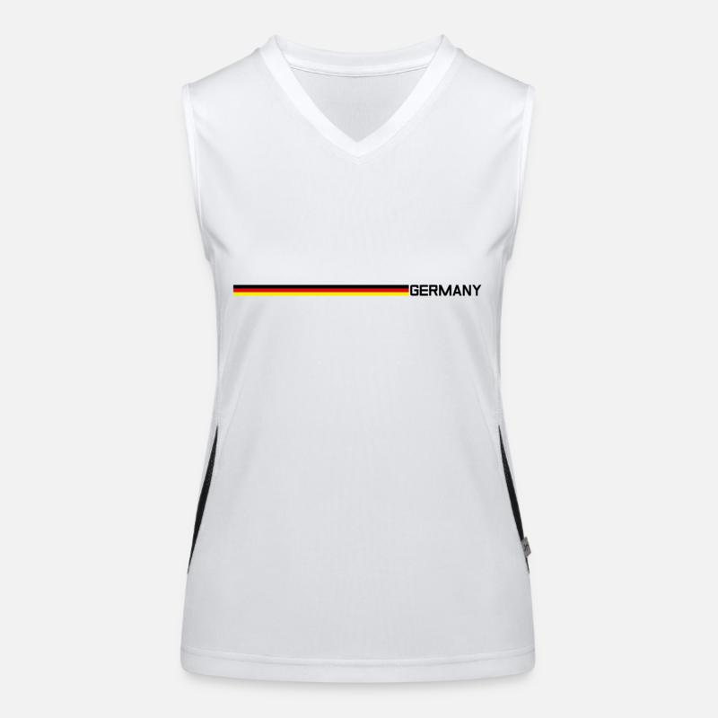Germany Funktionelles Kontrast-Tank Top für Frauen