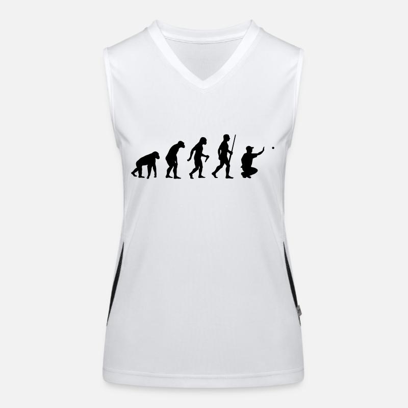 Pétanque Boule Evolution Débardeur respirant contrasté Femme