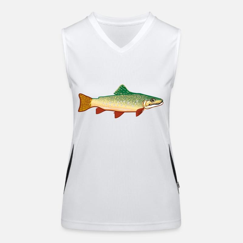 fish524 Women's Functional Contrast Tank Top