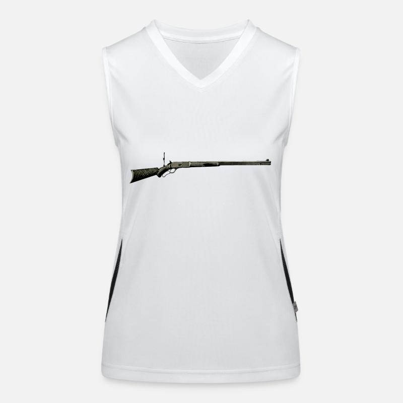 Waffe Funktionelles Kontrast-Tank Top für Frauen