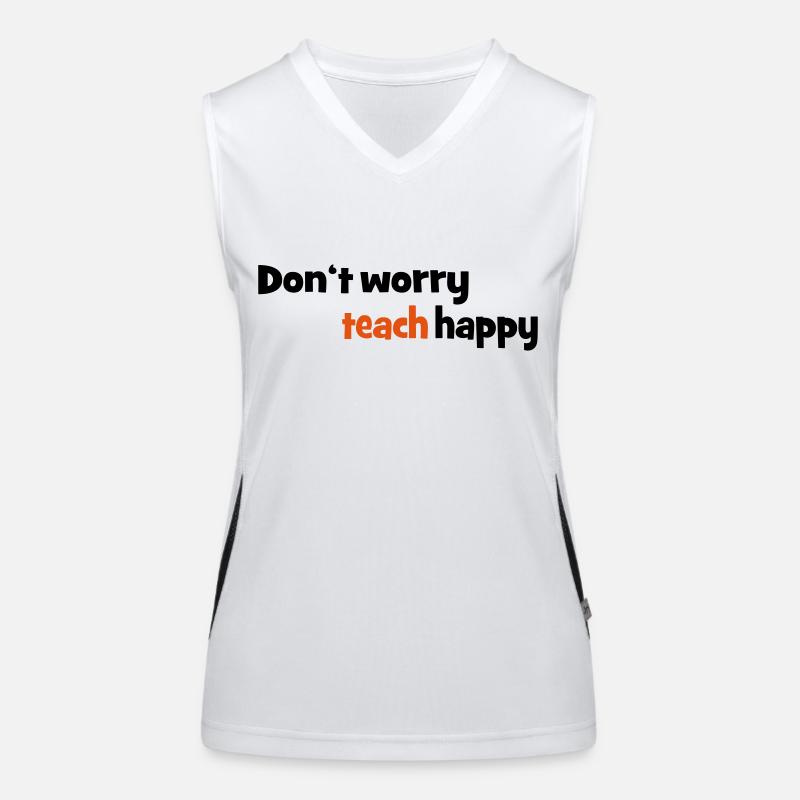 Lehrer Funktionelles Kontrast-Tank Top für Frauen