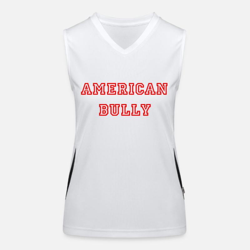 American Bully Funktionelles Kontrast-Tank Top für Frauen