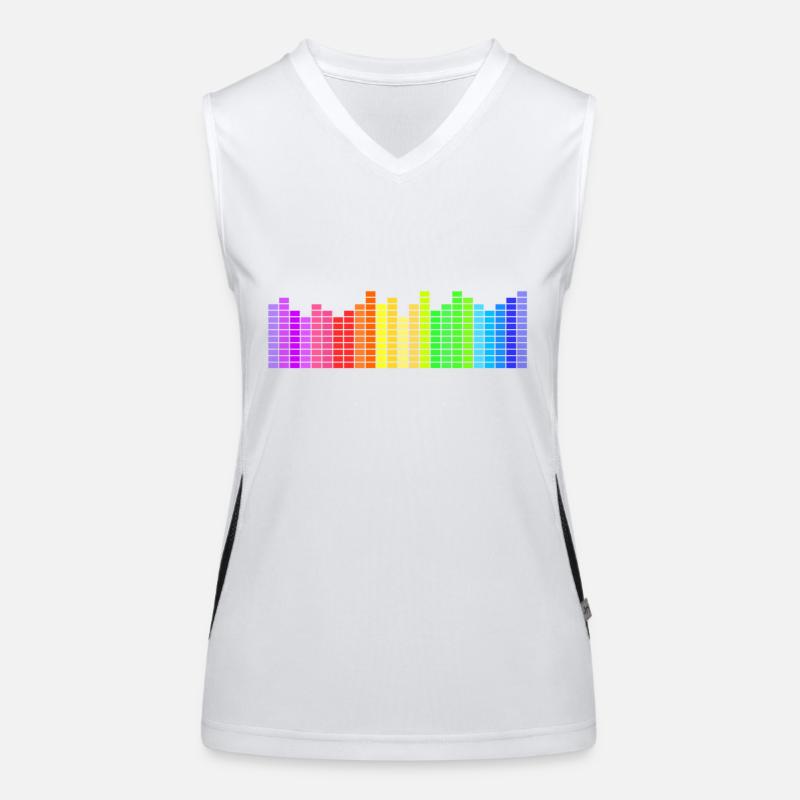 Equalizer HD Funktionelles Kontrast-Tank Top für Frauen