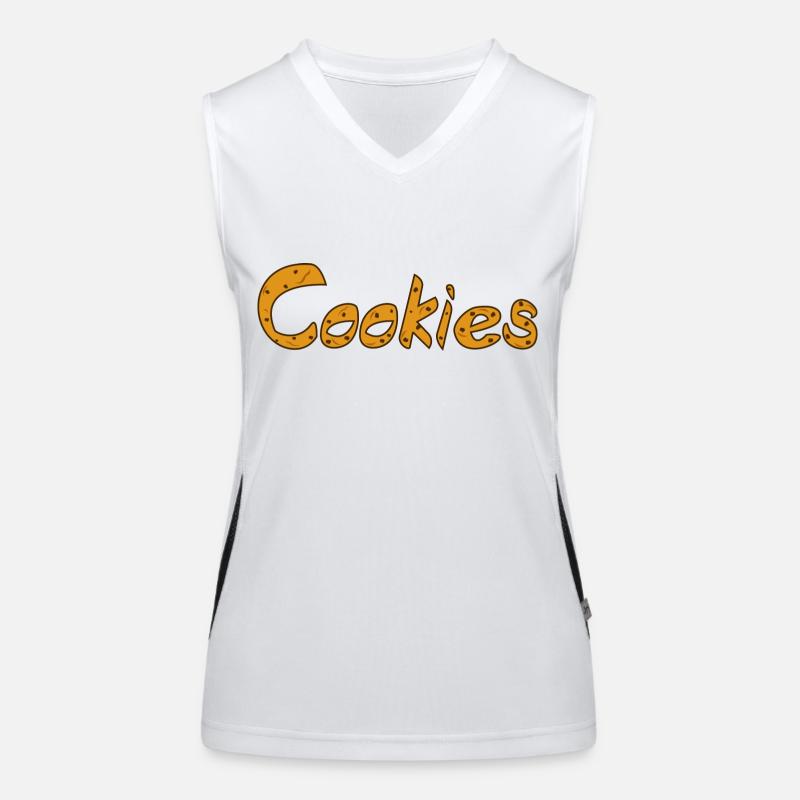 Biscuits Delicious design Women's Functional Contrast Tank Top