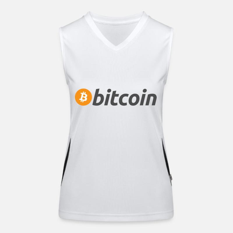 Bitcoin Débardeur respirant contrasté Femme