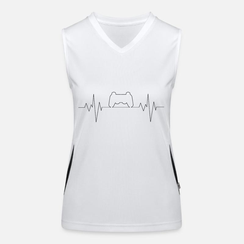 HerzController Funktionelles Kontrast-Tank Top für Frauen