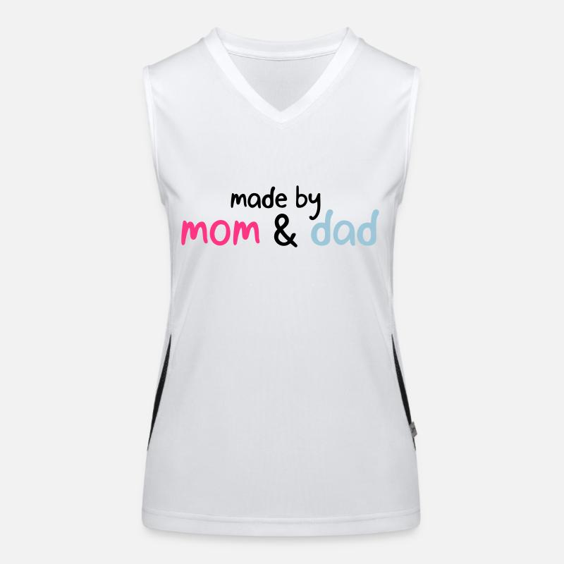 made by mom & dad Women's Functional Contrast Tank Top