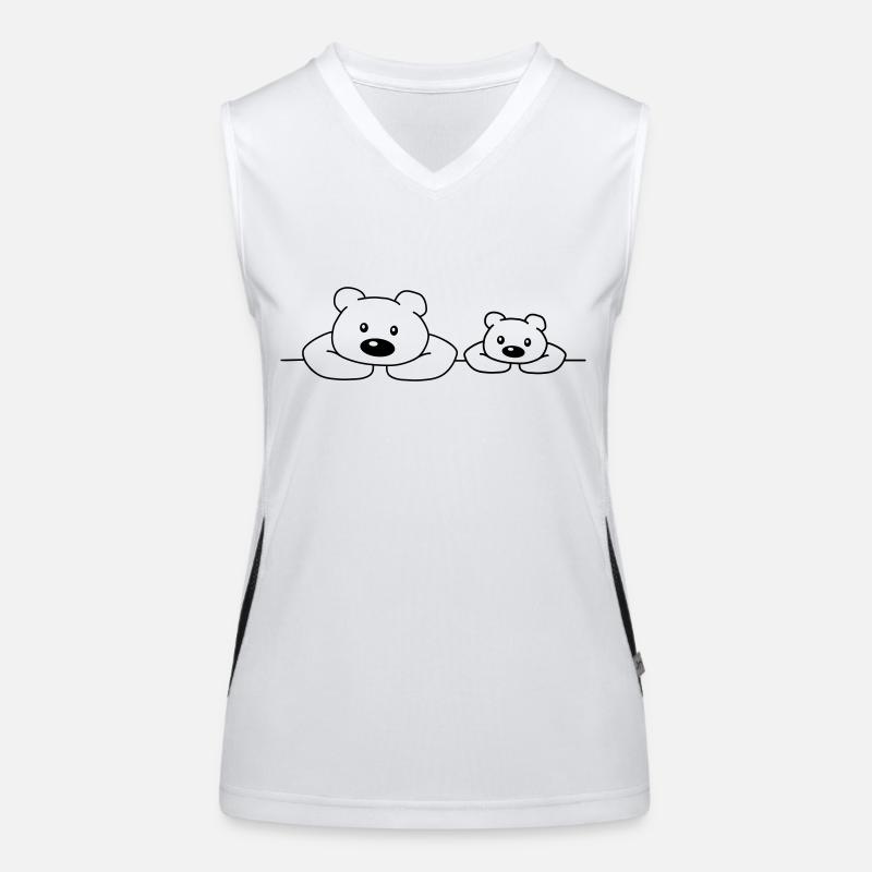 Teddys Funktionelles Kontrast-Tank Top für Frauen