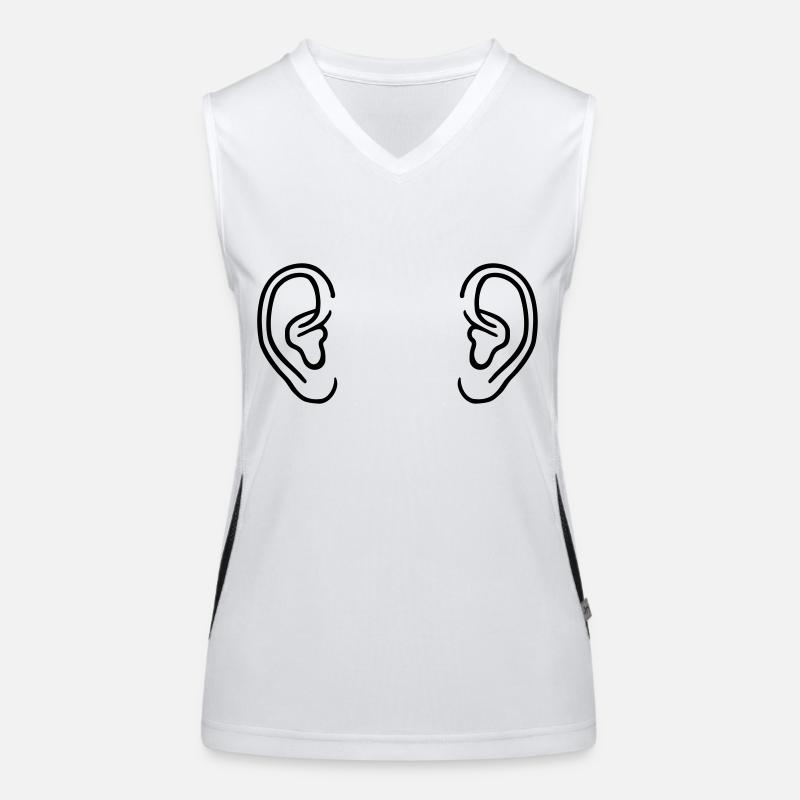 Ohren Funktionelles Kontrast-Tank Top für Frauen