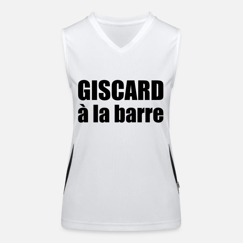 Giscard à la barre Débardeur respirant contrasté Femme