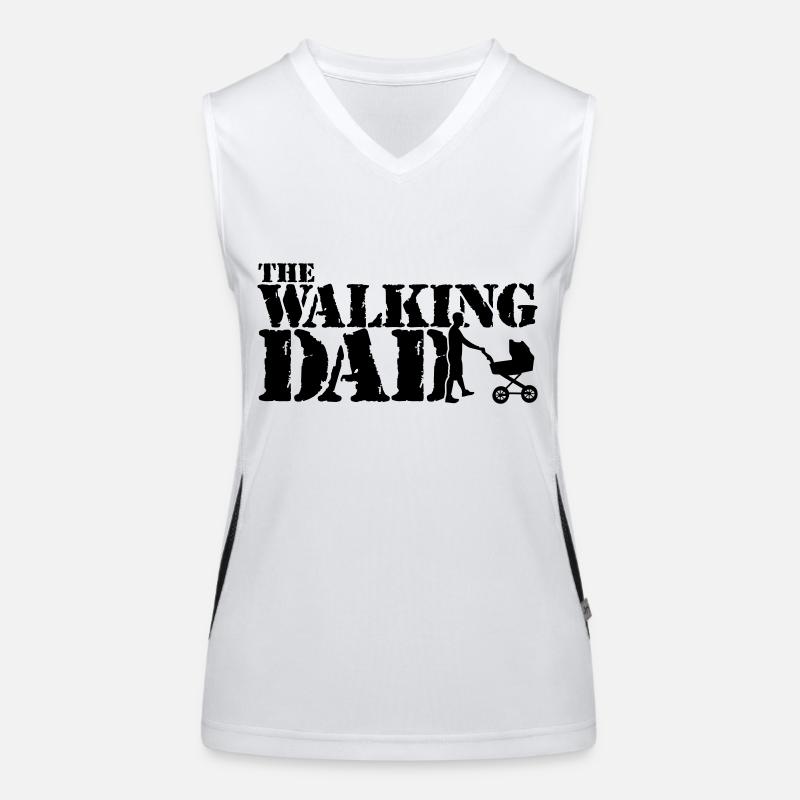 WALKING DAD Funktionelles Kontrast-Tank Top für Frauen