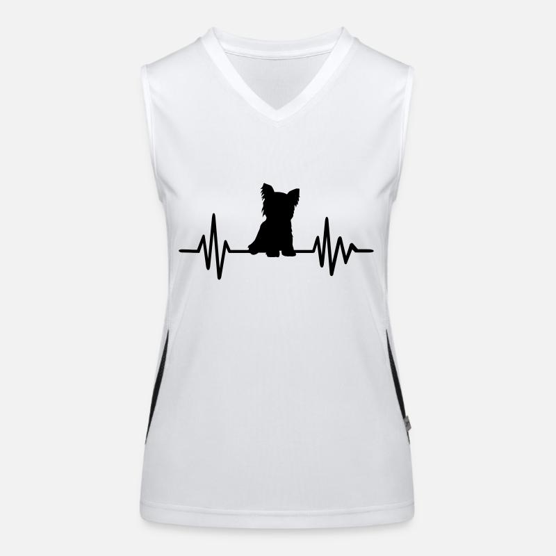 Yorkshire Terrier Débardeur respirant contrasté Femme