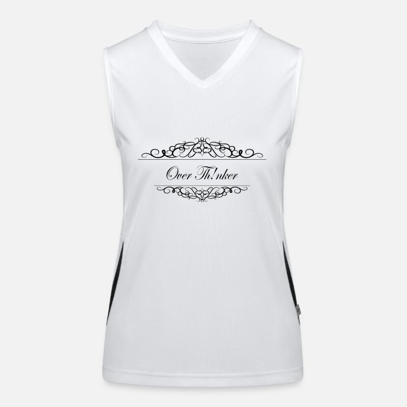 Victorian Over Th!nker Funktionelles Kontrast-Tank Top für Frauen