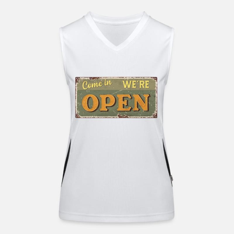 Open Women's Functional Contrast Tank Top