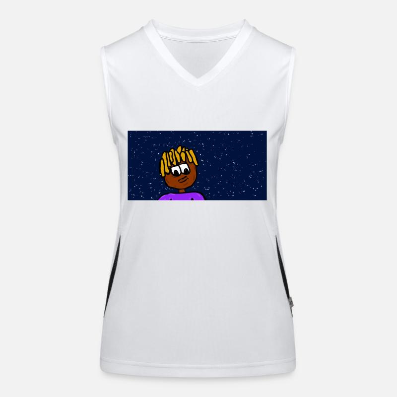 Rapper in Universe Funktionelles Kontrast-Tank Top für Frauen