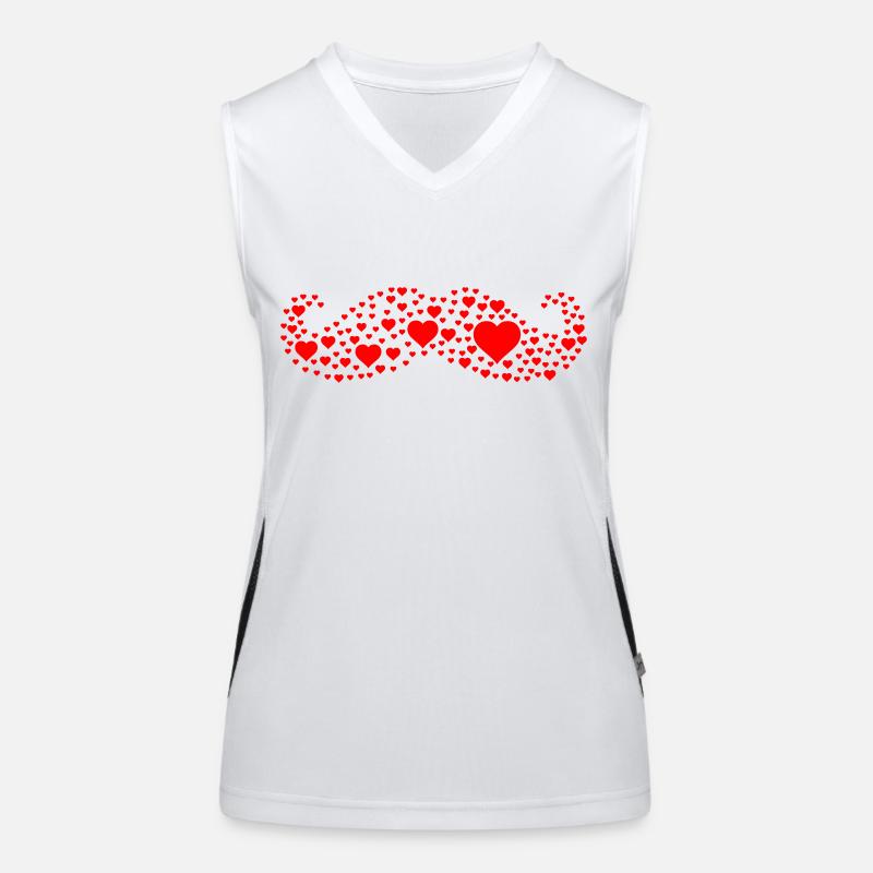 bart liebe Funktionelles Kontrast-Tank Top für Frauen