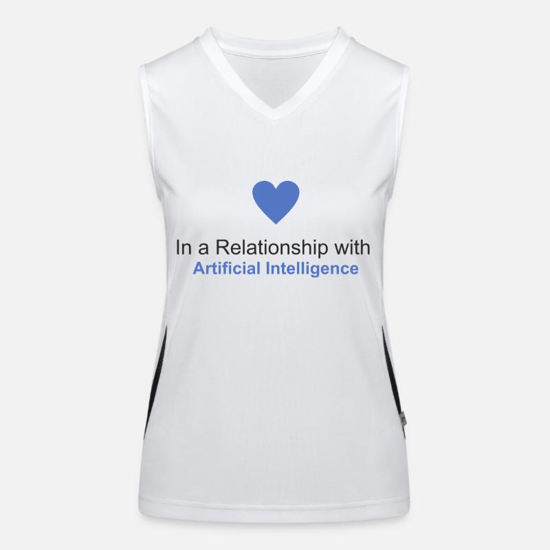 En relation avec l’Intelligence Artificielle Débardeur respirant contrasté Femme