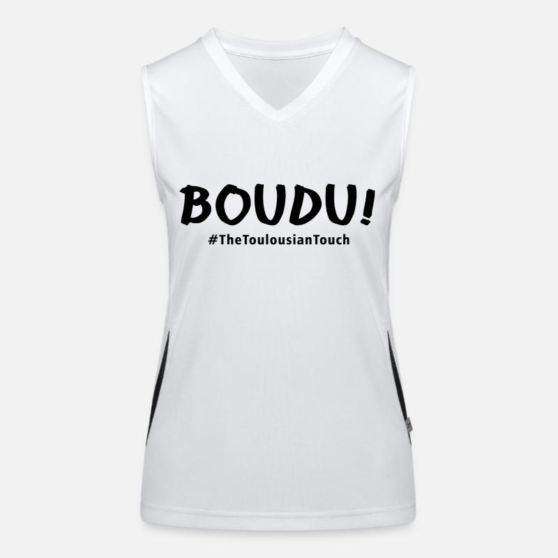 Boudu ! Débardeur respirant contrasté Femme