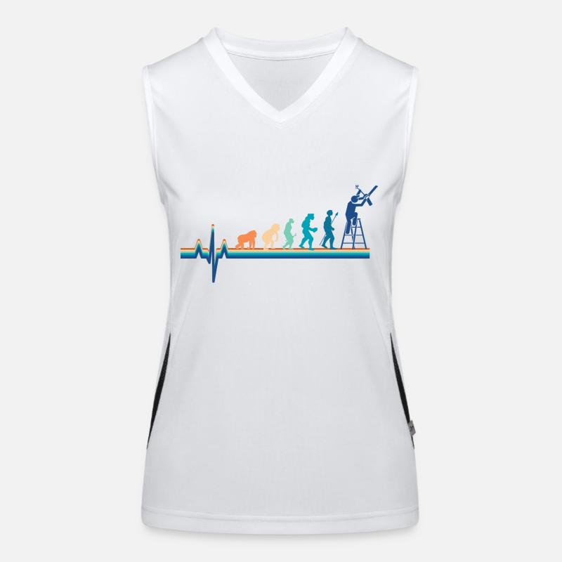 Elektriker Heartbeat Evolution Funktionel kontrast tanktop til damer