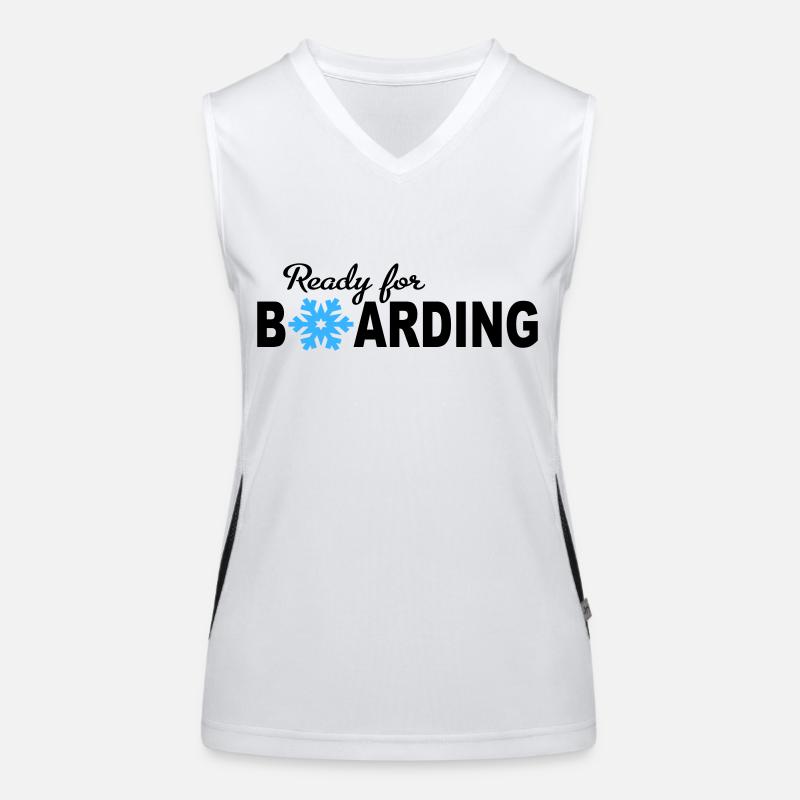 Snowboard Funktionelles Kontrast-Tank Top für Frauen