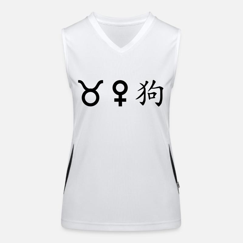 Taurus Venus Dog Women's Functional Contrast Tank Top