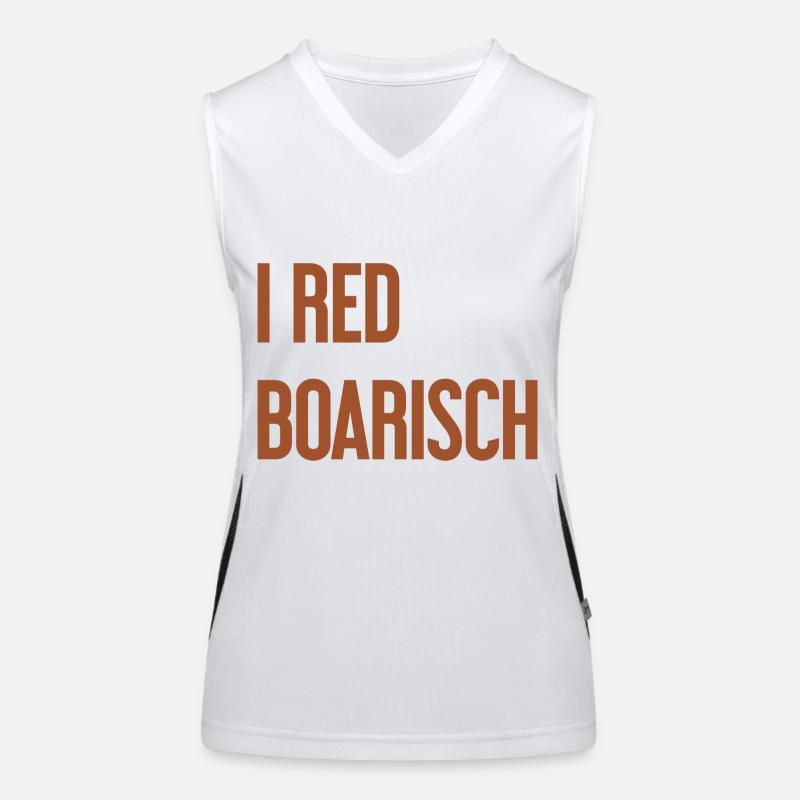 I red boarisch Women's Functional Contrast Tank Top