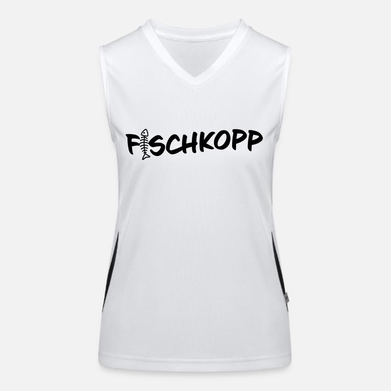 Fischkopp Funktionelles Kontrast-Tank Top für Frauen