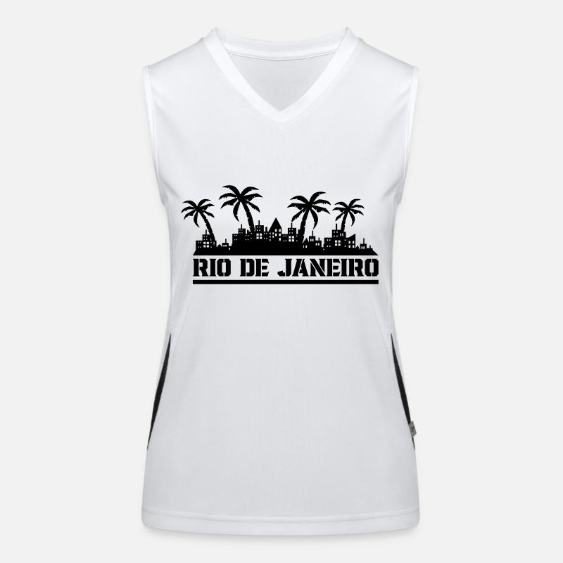 Rio de Janeiro Débardeur respirant contrasté Femme