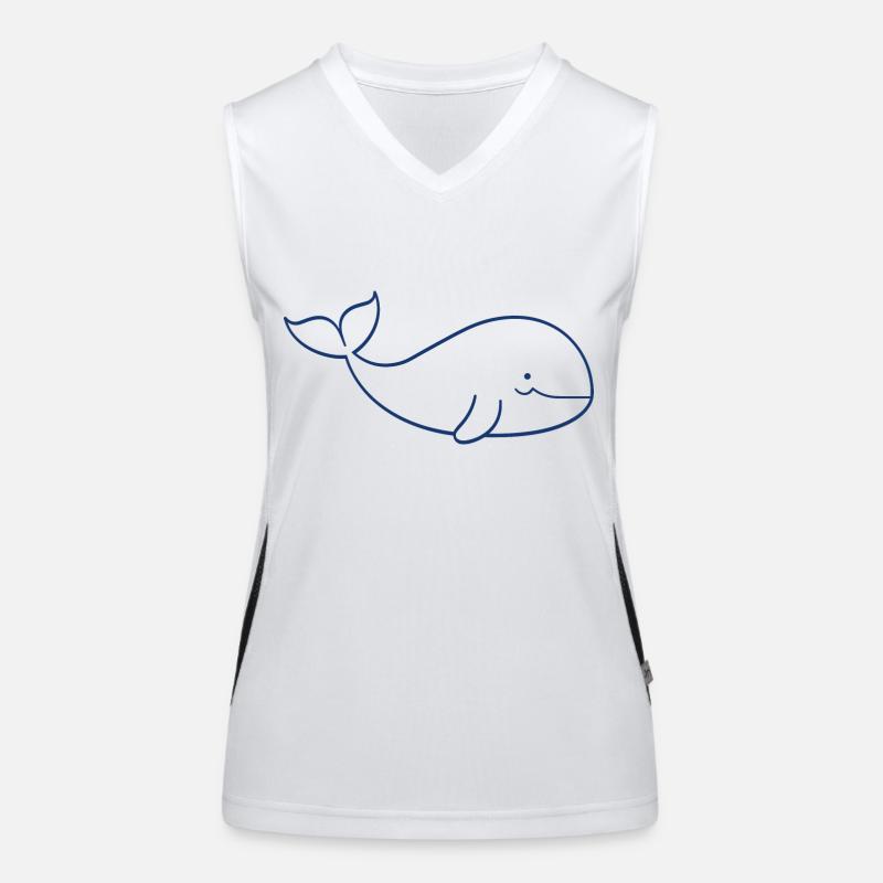 Baby-Wal Funktionelles Kontrast-Tank Top für Frauen