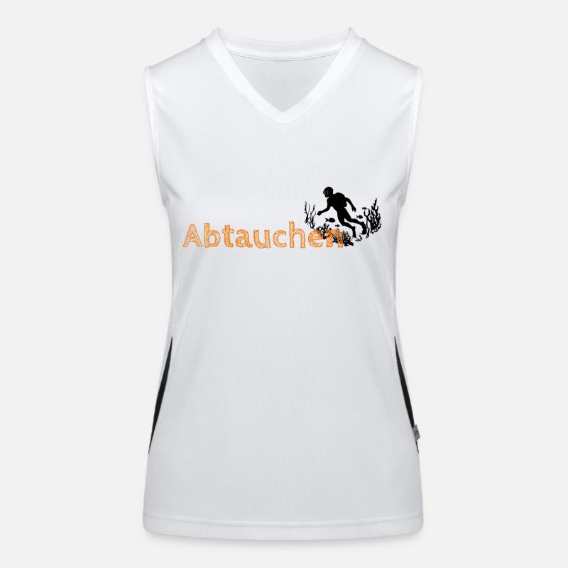 Manchmal will ich einfach abtauchen Funktionelles Kontrast-Tank Top für Frauen