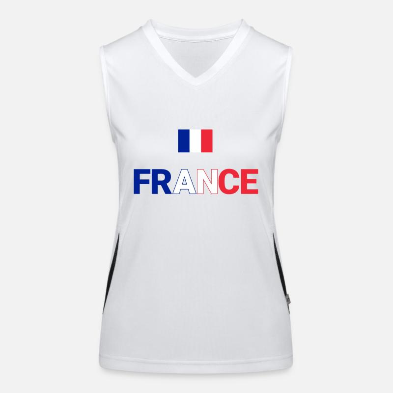 FRANKREICH Funktionelles Kontrast-Tank Top für Frauen