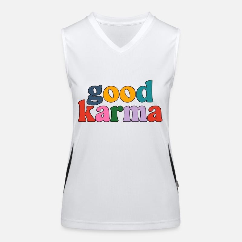 Gutes Karma Funktionelles Kontrast-Tank Top für Frauen