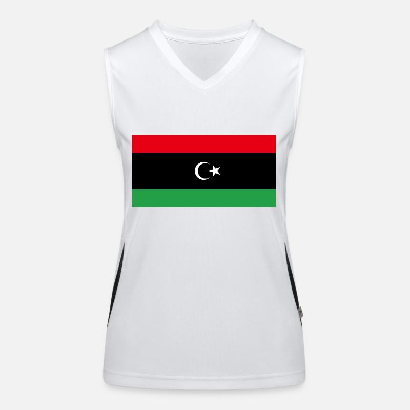 Libyen Funktionelles Kontrast-Tank Top für Frauen
