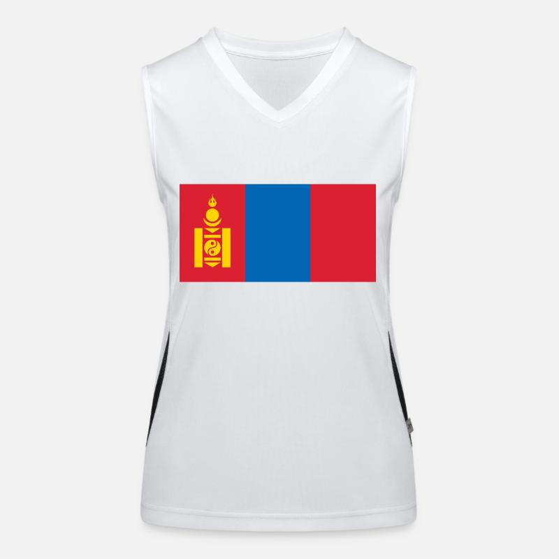 Mongolia Women's Functional Contrast Tank Top