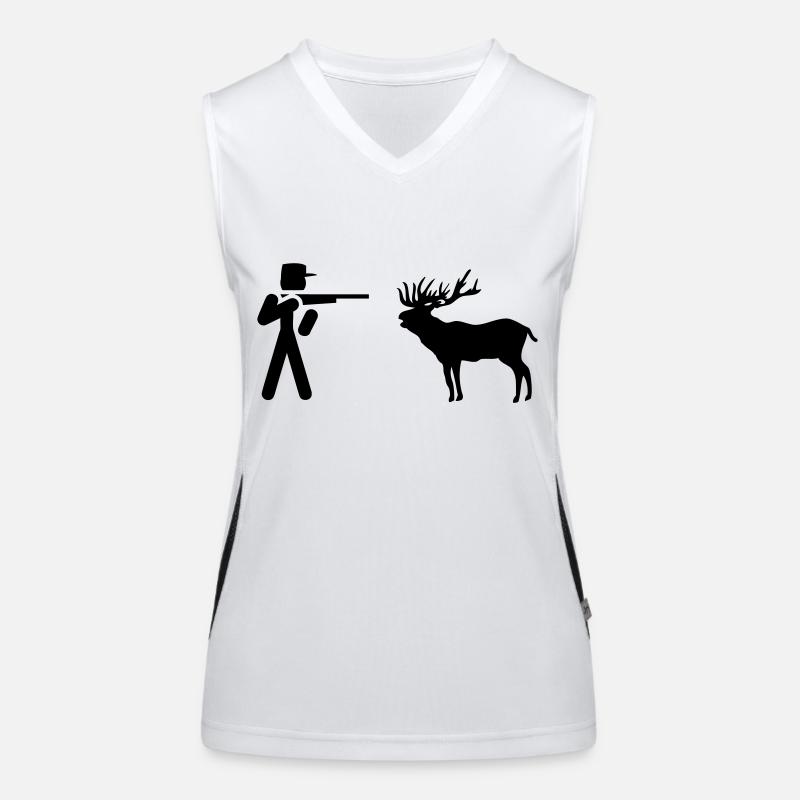 jäger wild Funktionelles Kontrast-Tank Top für Frauen