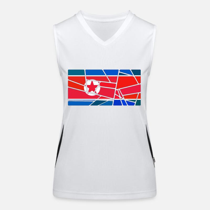 Corée du Nord Corée du Nord Débardeur respirant contrasté Femme