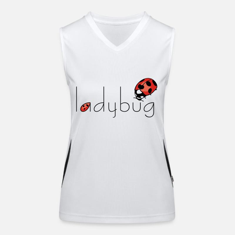 ladybug Marienkäfer Funktionelles Kontrast-Tank Top für Frauen