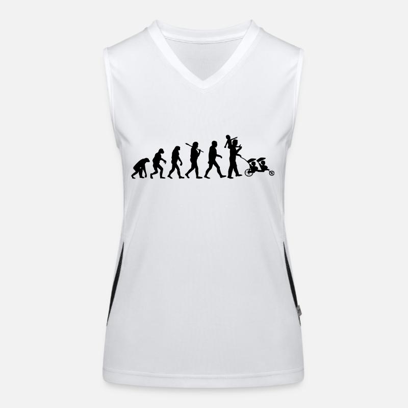 evolution daddy famille nombreuse Débardeur respirant contrasté Femme