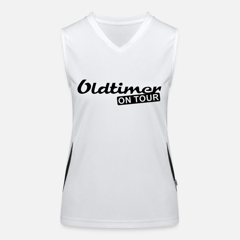 Oldtimer on Tour Débardeur respirant contrasté Femme