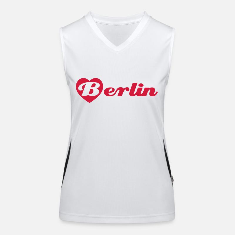 I love Berlin Women's Functional Contrast Tank Top