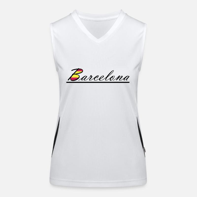 Barcelone Débardeur respirant contrasté Femme