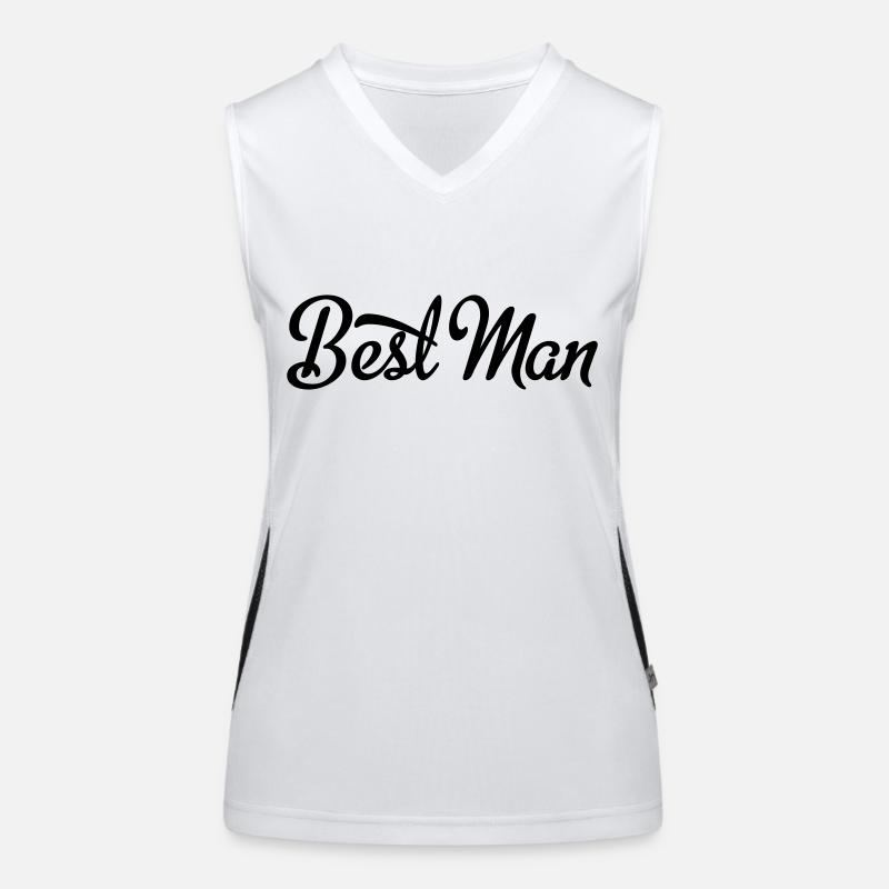 best man Funktionelles Kontrast-Tank Top für Frauen