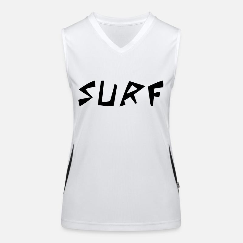 surf Funktionelles Kontrast-Tank Top für Frauen