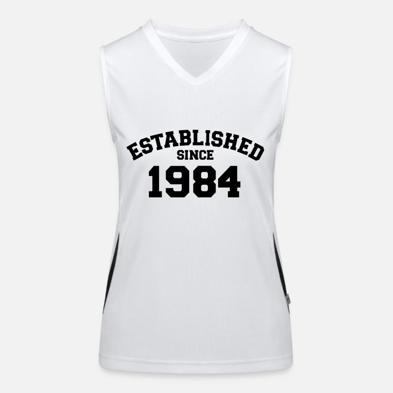 Established 1984 Débardeur respirant contrasté Femme