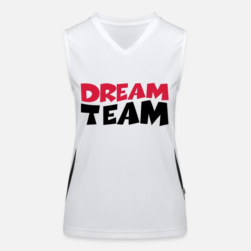 Dream Team Débardeur respirant contrasté Femme